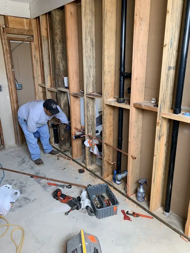 Commercial rough-in plumbing for Gas Line Repair in Bellevue